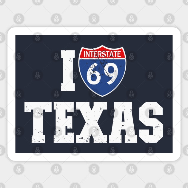 I69 Texas Highway Sign Sticker by Etopix